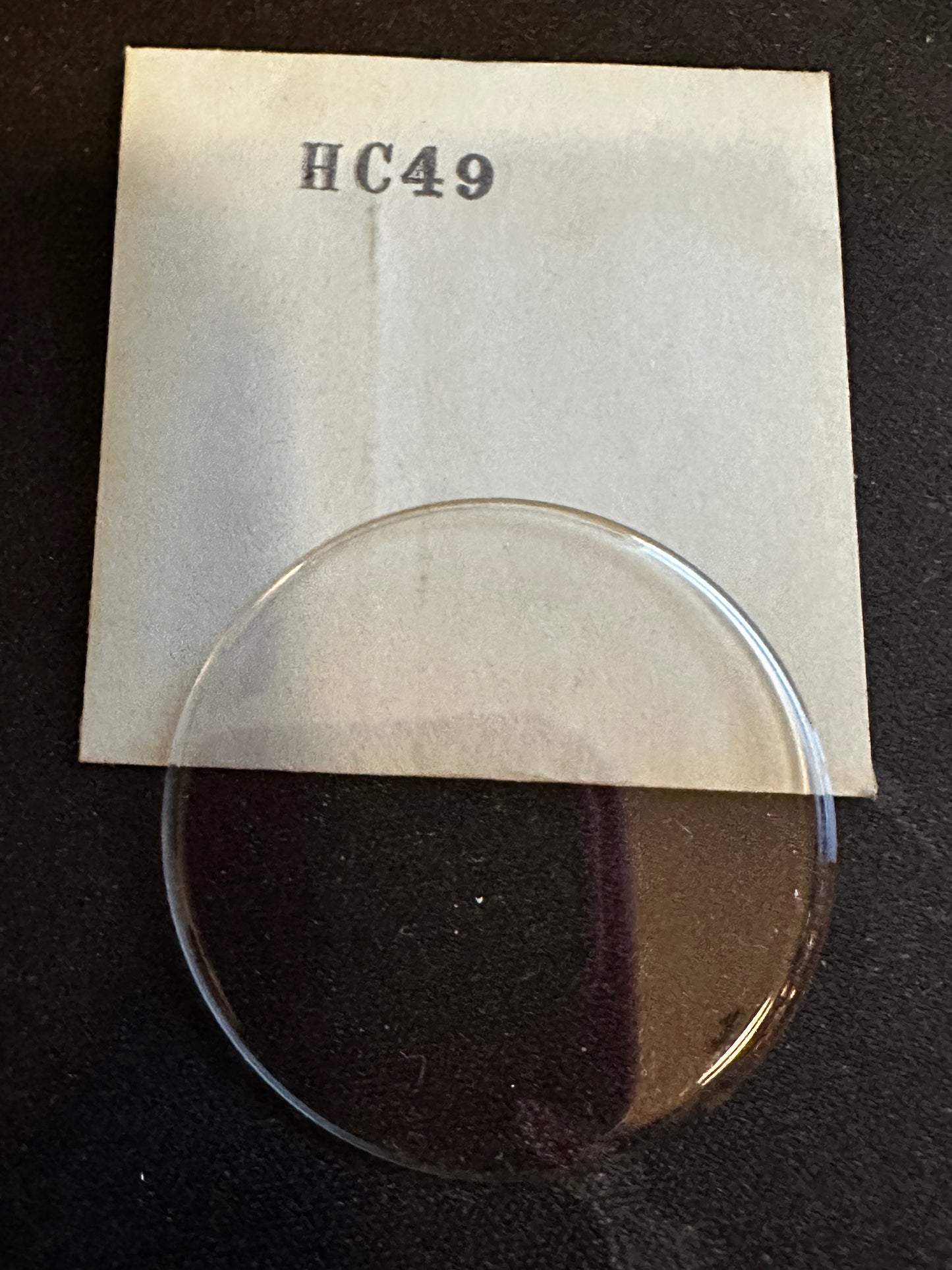 GS HC 49 Hunting Case Pocket Watch Crystal 43.8mm - New