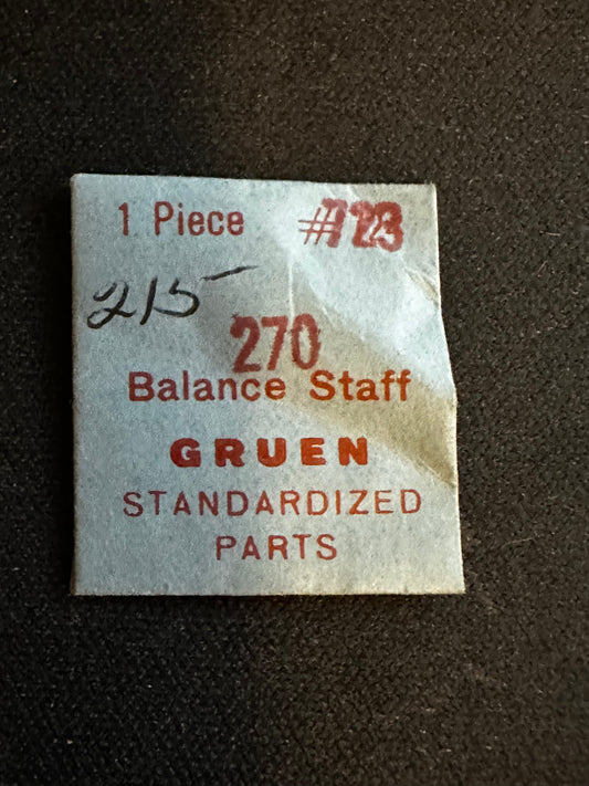 Gruen Factory Balance Staff for caliber 270 - New