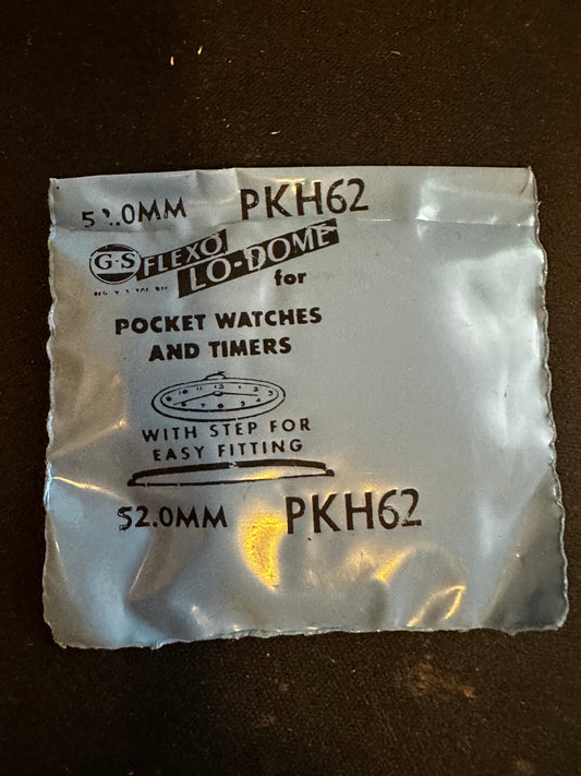 GS PKH62 Pocket Watch Crystal 52.0mm - New