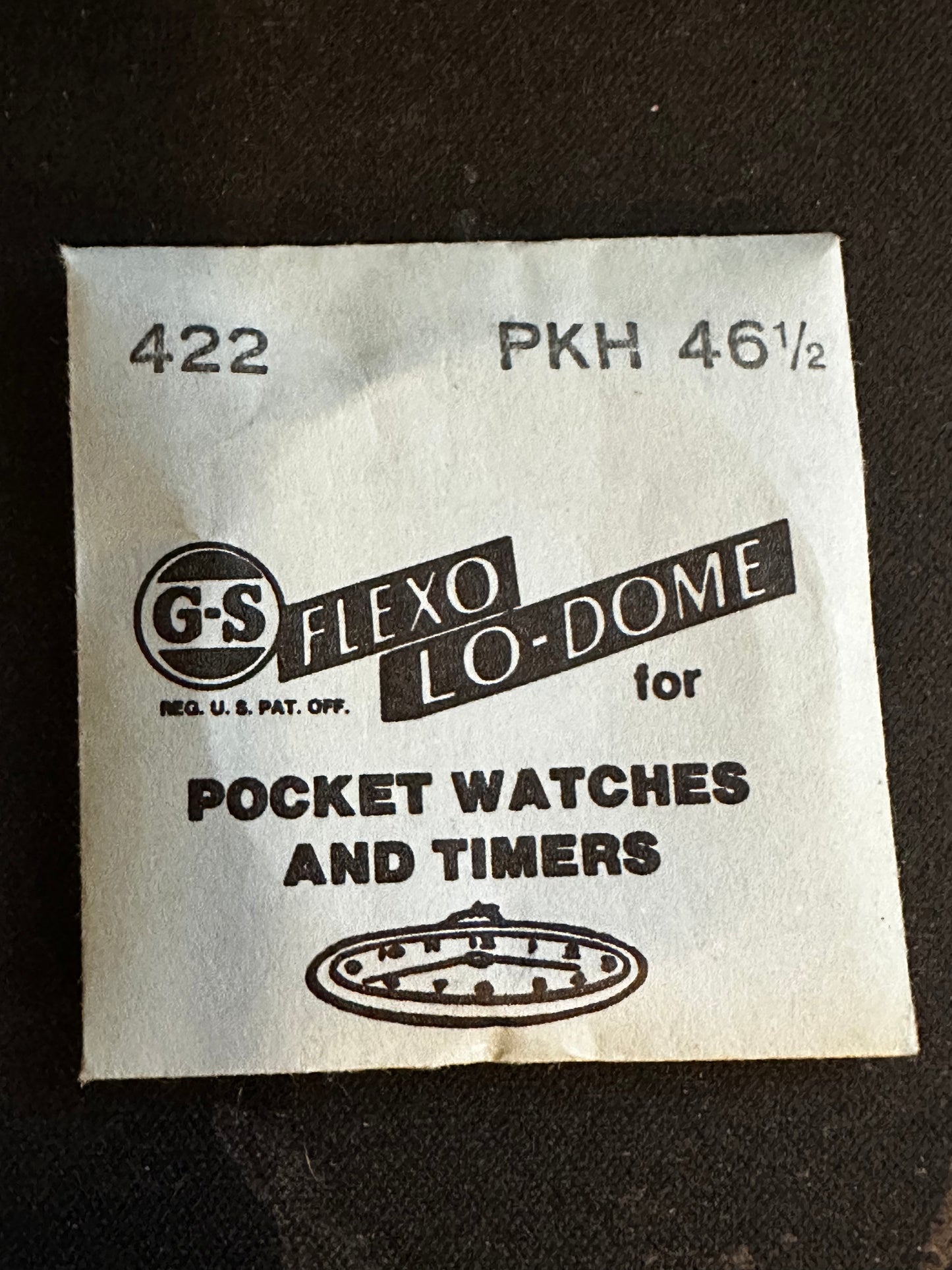 GS PKH46½ Pocket Watch Crystal 42.2mm - New