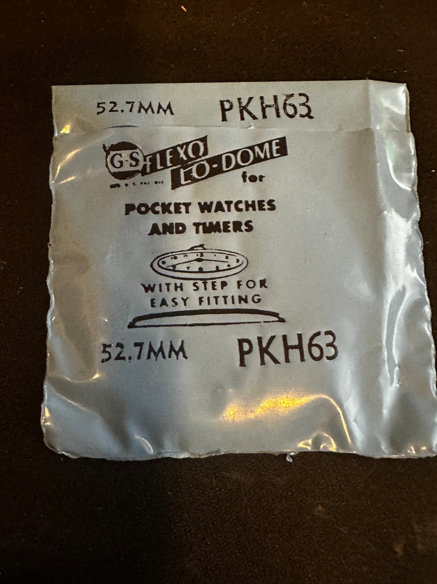 GS PKH63 Pocket Watch Crystal 52.7mm - New