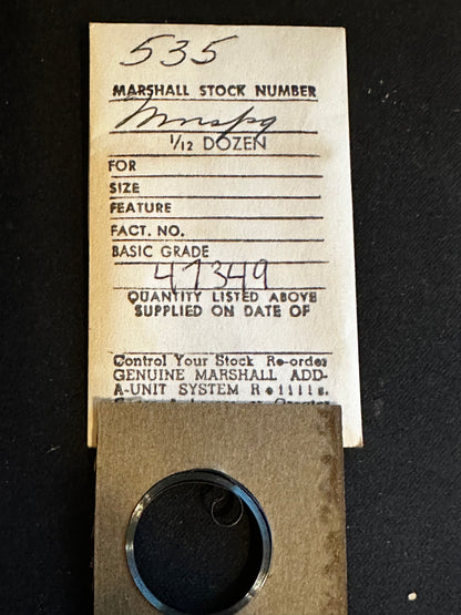 Marco Mainspring #535 for 12s Illinois Factory No. 47349 - Steel