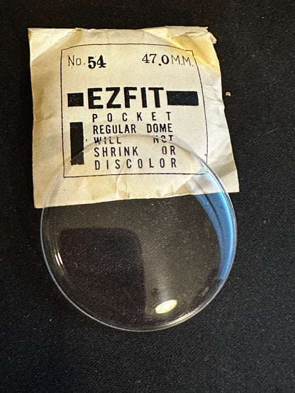 EZFIT Pocket Watch Crystal No. 54, 47.0mm - New