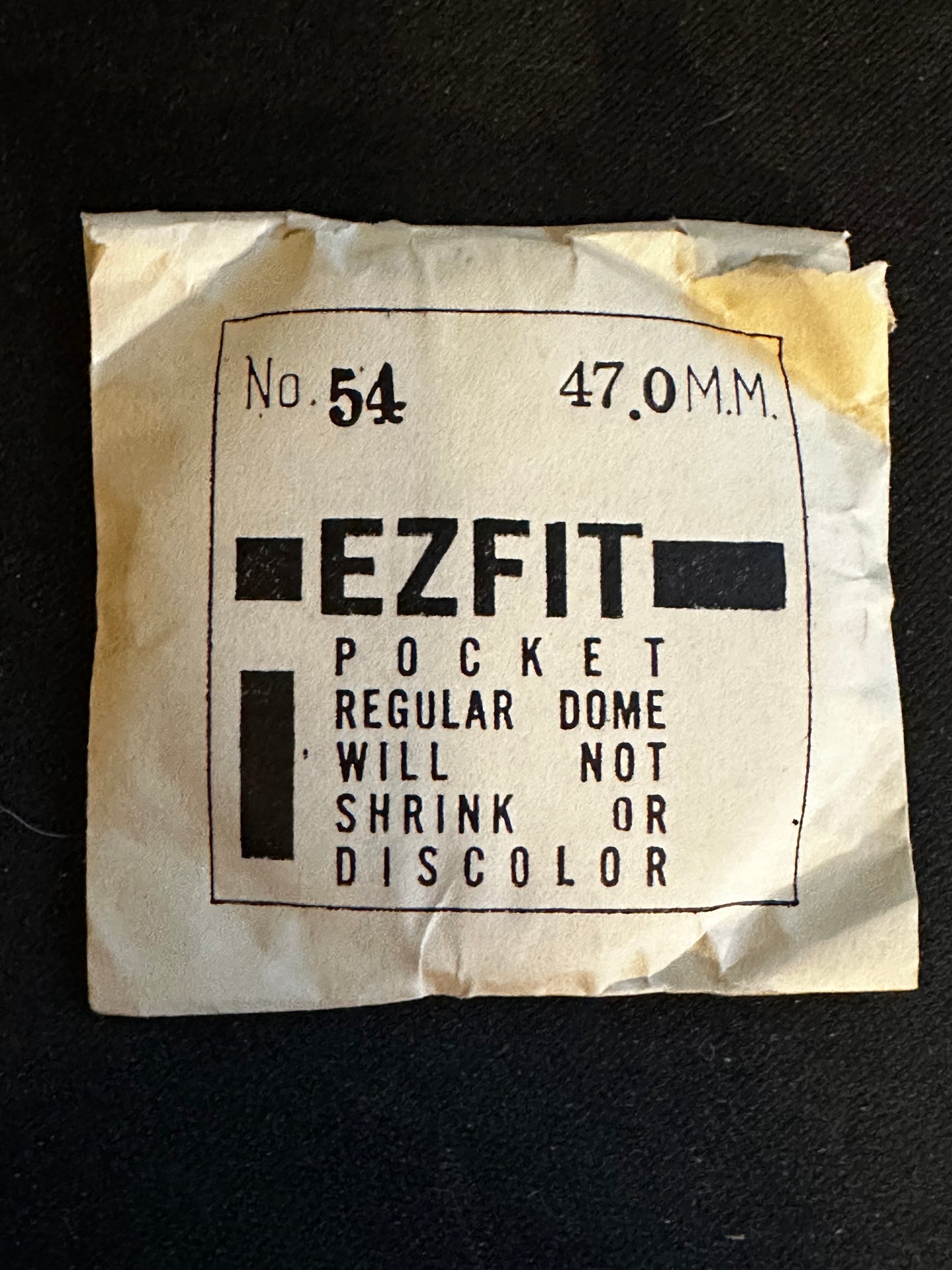 EZFIT Pocket Watch Crystal No. 54, 47.0mm - New