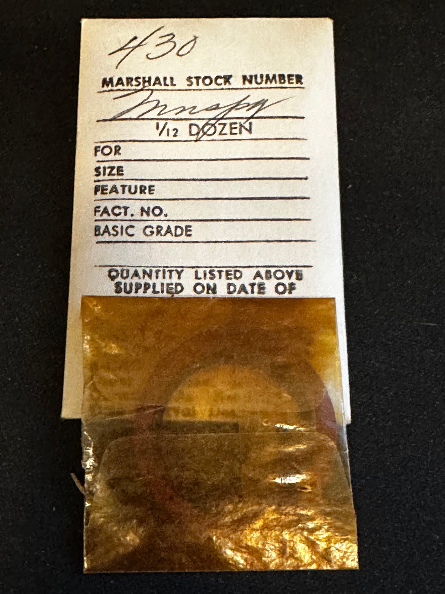 Marco Mainspring #430 for Hamilton 12s Factory No. 1228 - Steel