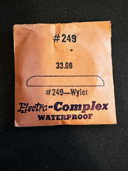Electro-Seal #249 Wrist Watch Crystal 33.08mm for Wyler - New
