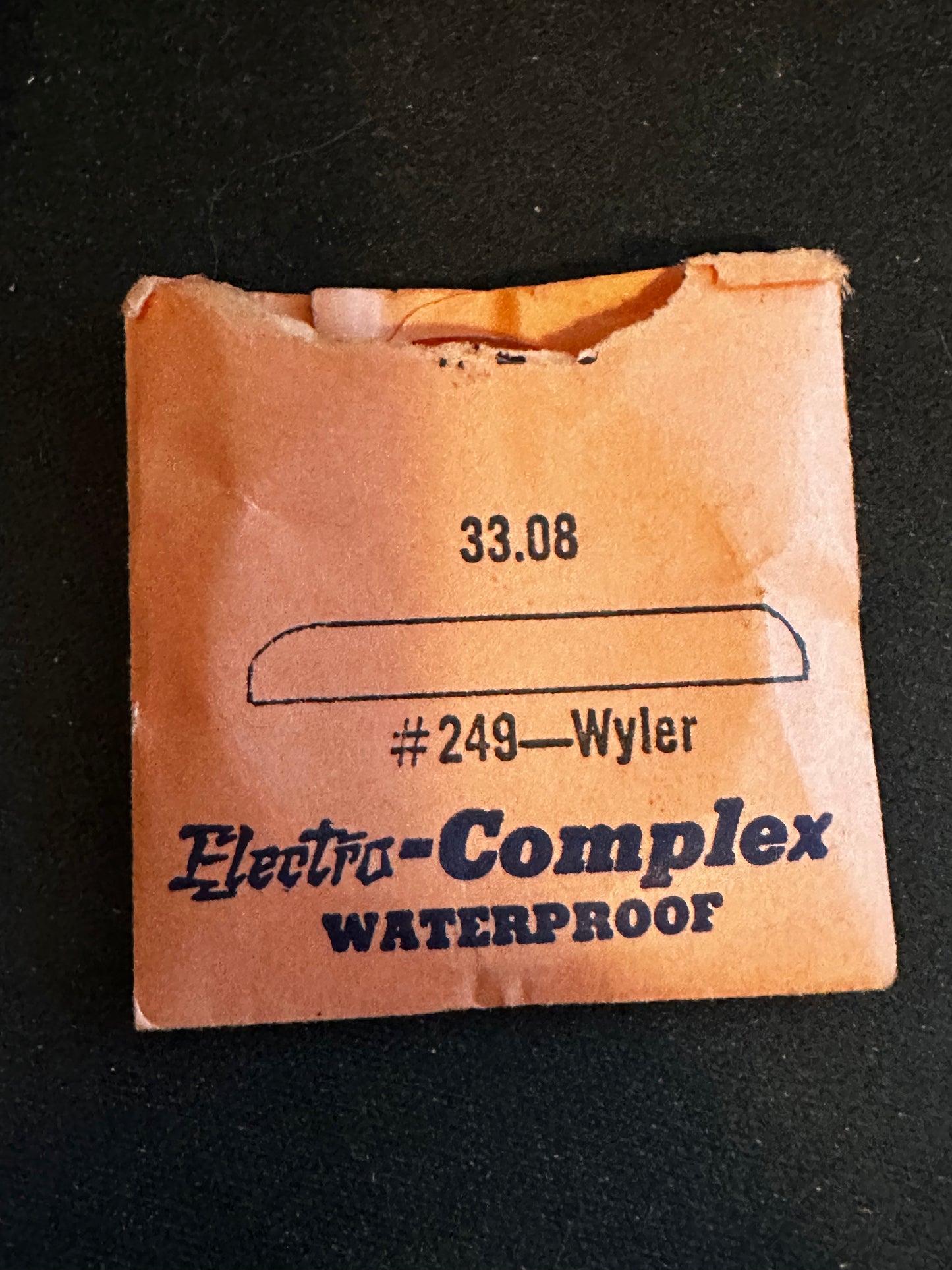 Electro-Seal #249 Wrist Watch Crystal 33.08mm for Wyler - New