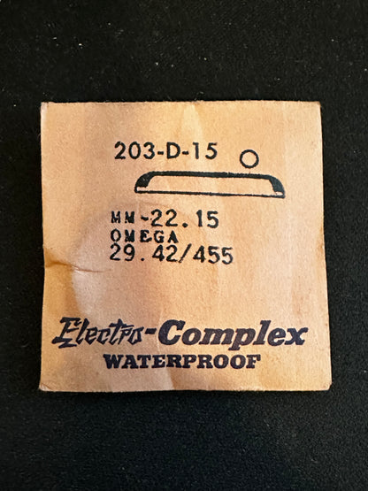 Electro-Seal #203-D-15 Wrist Watch Crystal 22.15mm for Omega 29.42 - New