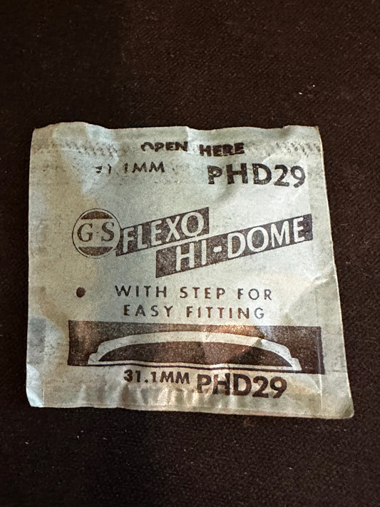 GS Flexo Round HI-DOME Crystal PHD 29 - 31.1 mm - New