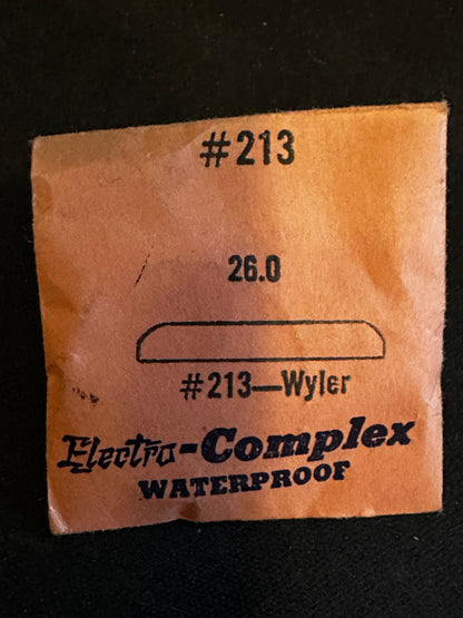 Electro-Seal #213 Watch Crystal 26.0mm for Wyler Wrist Watch - New