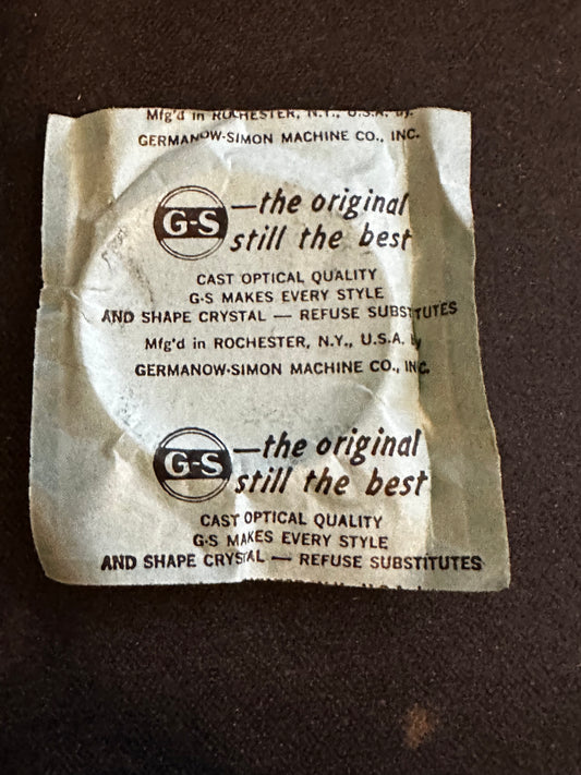 GS Flexo Round HI-DOME Crystal PHD 28½ - 30.8 mm - New