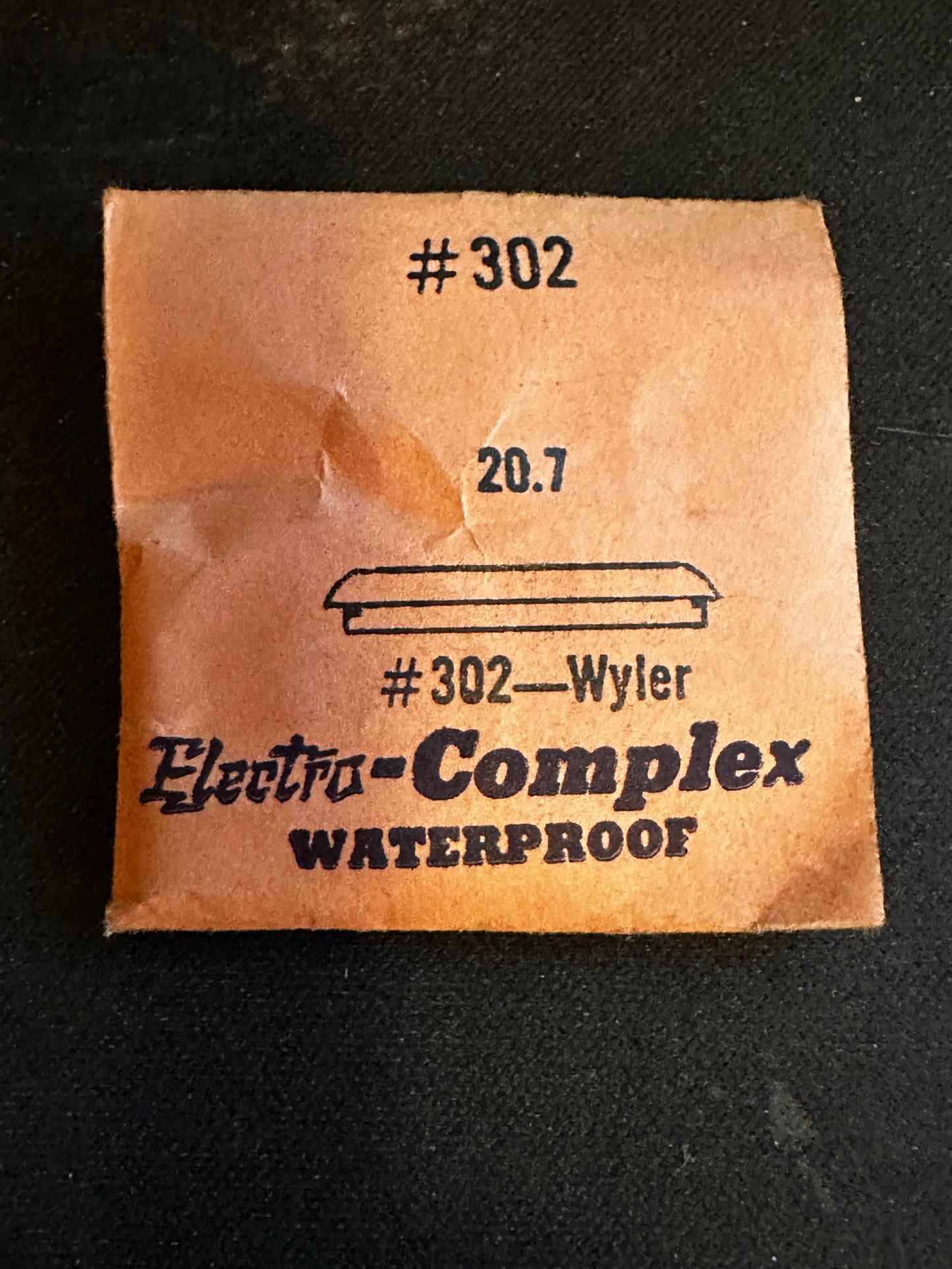 Electro-Seal #302 Watch Crystal 20.7mm for Wyler Wrist Watch - New