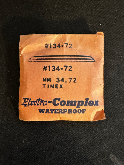 Electro-Seal #134-72 Wrist Watch Crystal 34.72mm for Timex - New