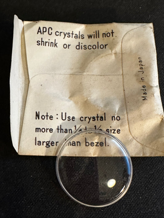 APC Round Wrist Watch Crystal AP 16, 22.8mm - New