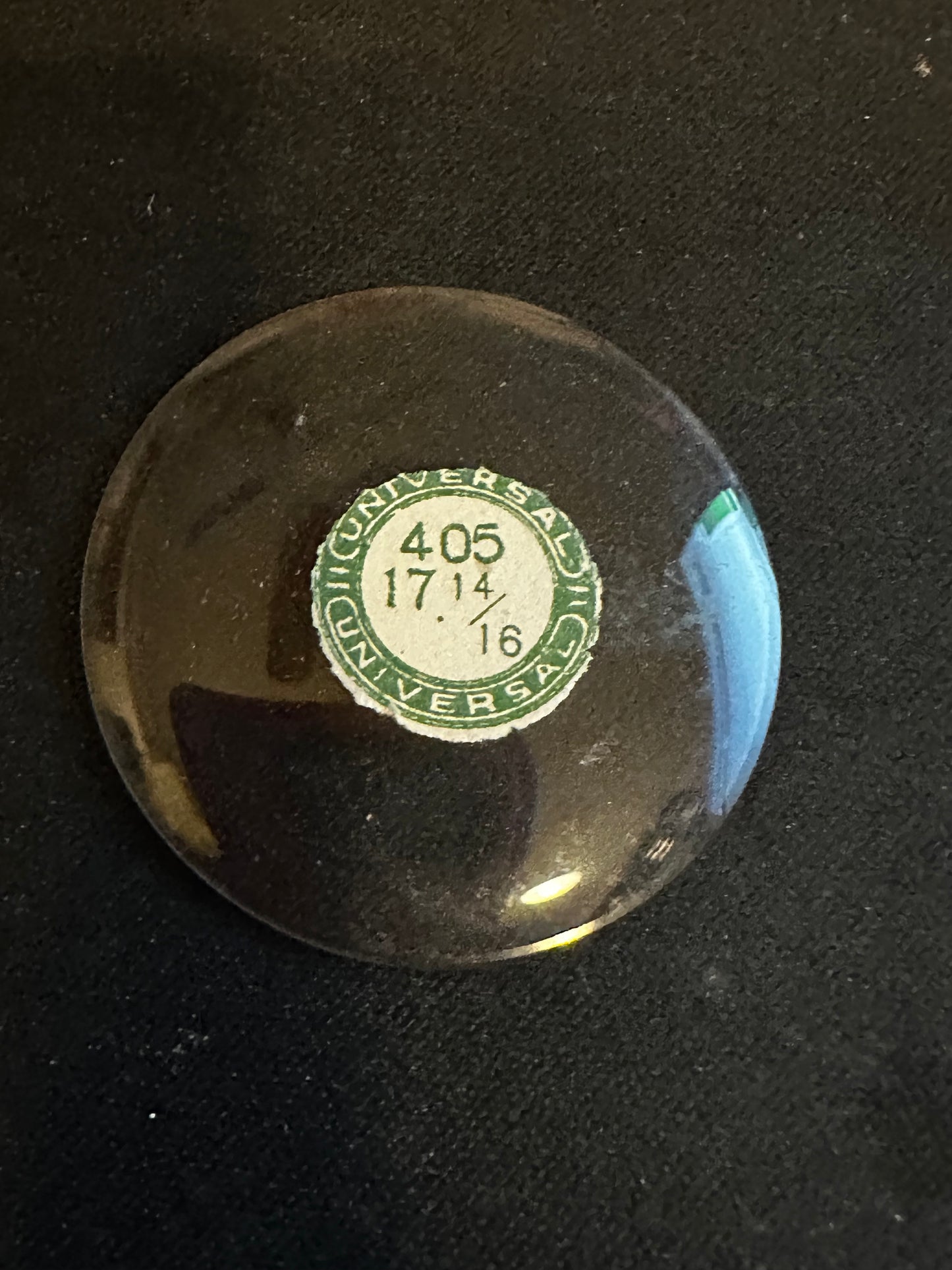 Universal Vintage Glass Pocket Watch Crystal 17-14/16 (40.5mm) - NOS