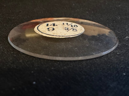 Vintage Glass Watch Crystal 14-11/16 (~33.1mm) - NOS