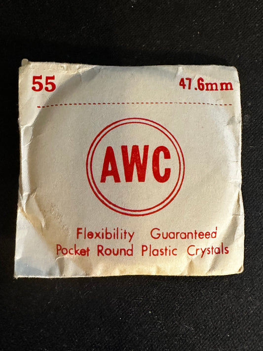 AWC 55 Pocket Watch Crystal 47.6mm - New