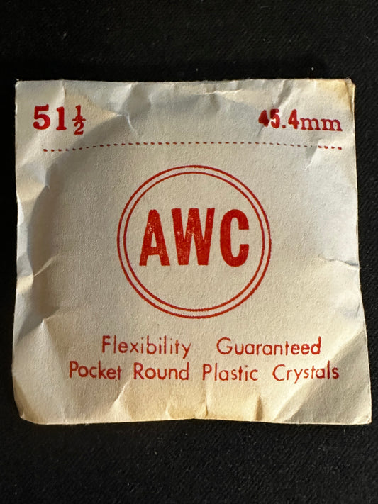 AWC 51½ Pocket Watch Crystal 45.4mm - New