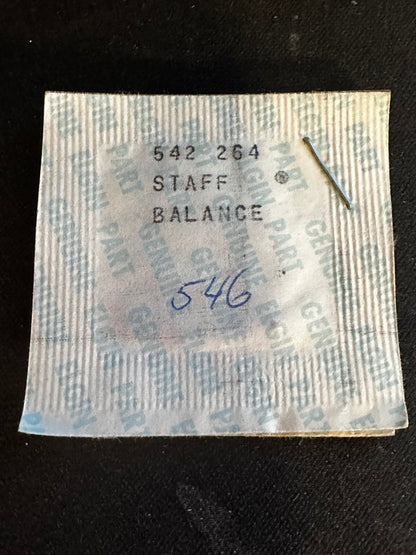 Elgin Factory Balance Staff for 10s Grade 542, 543 & 546 - #5788