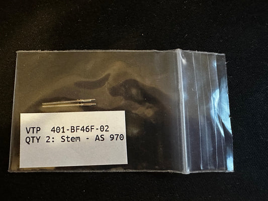 Lot of 2 Stems for 8¾ ligne AS caliber 970 Movements