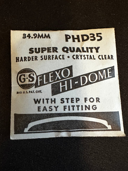GS Flexo Round HI-DOME Crystal PHD 35 - 34.9 mm - New