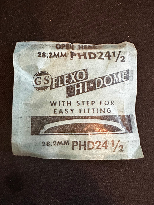 GS Flexo Round HI-DOME Crystal PHD 24½ - 28.2 mm - New