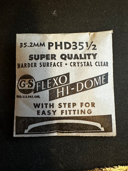 GS Flexo Round HI-DOME Crystal PHD 35½ - 35.2 mm - New