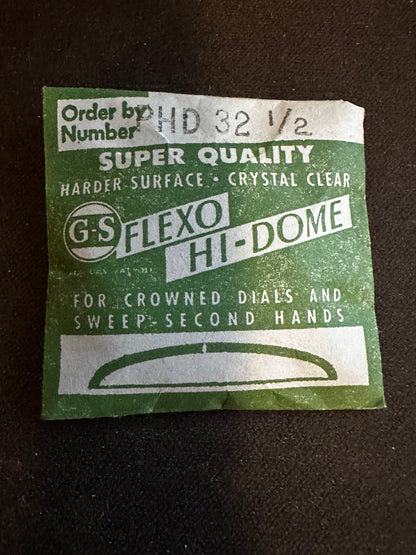 GS Flexo Round HI-DOME Crystal PHD 32½ - 33.3 mm - New