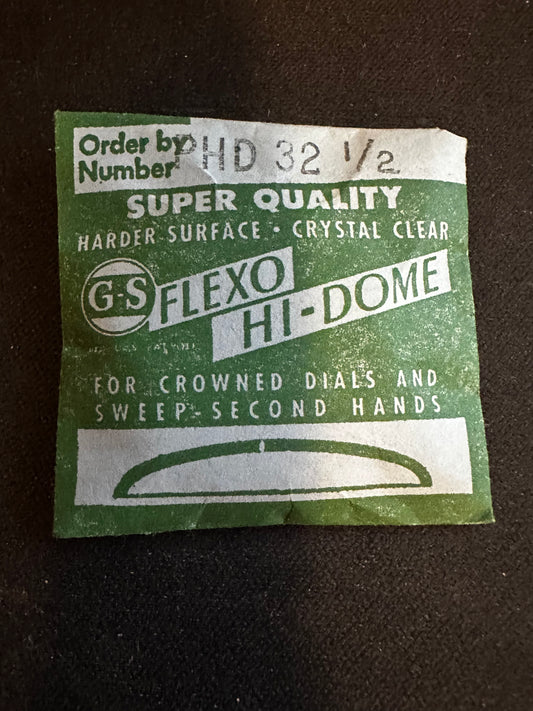 GS Flexo Round HI-DOME Crystal PHD 32½ - 33.3 mm - New