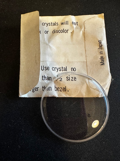 APC Round Wrist Watch Crystal AP 28½, 30.8mm - New