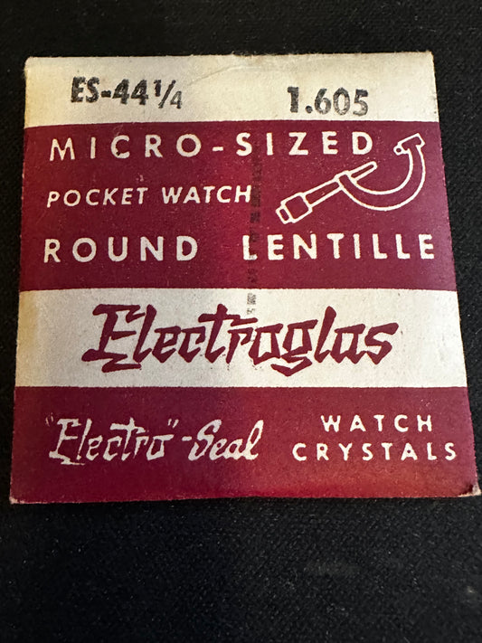 Electro-Seal ES-44¼ Pocket Watch Crystal 40.8mm (1.605") - New