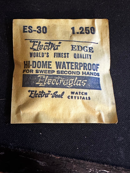 Electro-Seal ES-30 Electro EDGE HI-DOME Wrist Watch Crystal 31.75mm (1.250“) - New