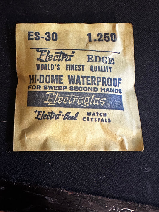 Electro-Seal ES-30 Electro EDGE HI-DOME Wrist Watch Crystal 31.75mm (1.250“) - New
