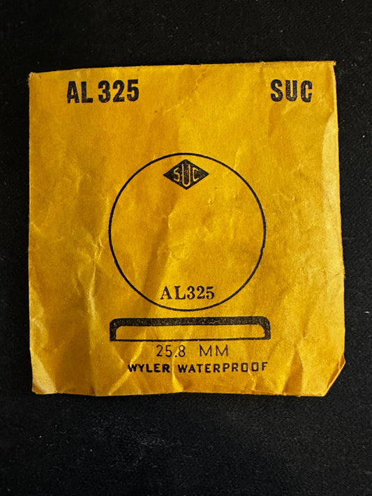 SUC AL 325 Wrist Watch Crystal 25.8mm for WYLER waterproof - New