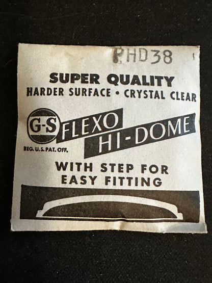 GS Flexo Round HI-DOME Crystal PHD 38 - 36.8 mm - New