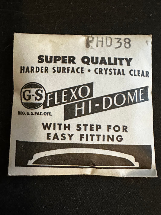 GS Flexo Round HI-DOME Crystal PHD 38 - 36.8 mm - New