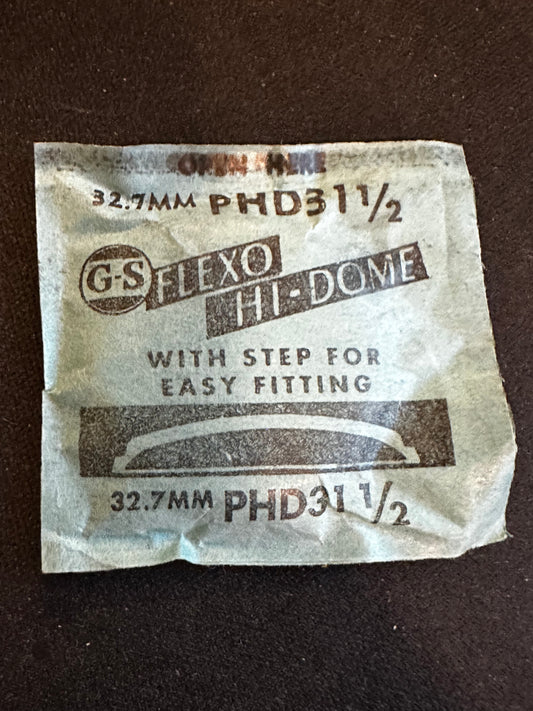 GS Flexo Round HI-DOME Crystal PHD 31½ - 32.7 mm - New