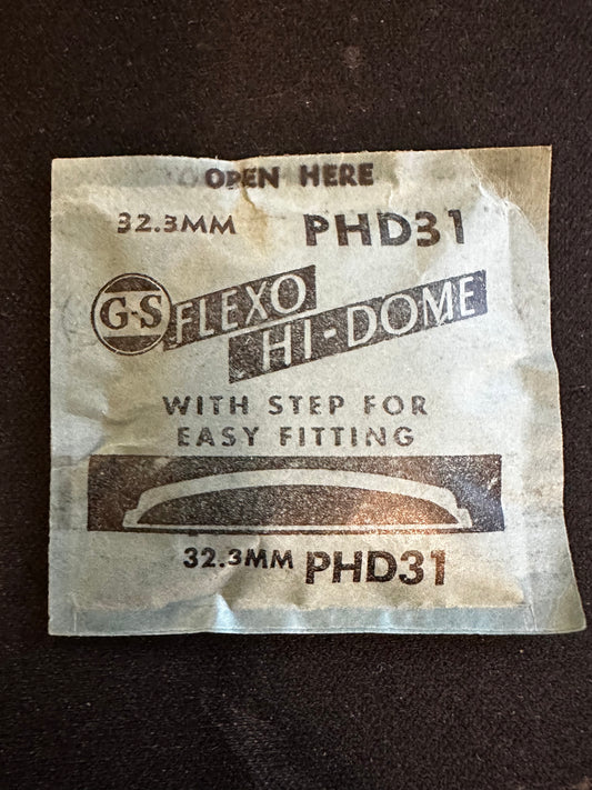 GS Flexo Round HI-DOME Crystal PHD 31 - 32.3 mm - New