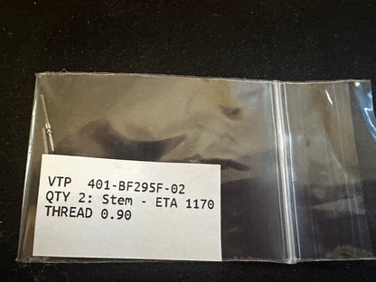 Lot of 2 Stems for 7¾ ligne ETA caliber 1170 Movements