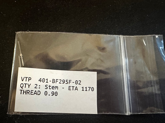 Lot of 2 Stems for 7¾ ligne ETA caliber 1170 Movements