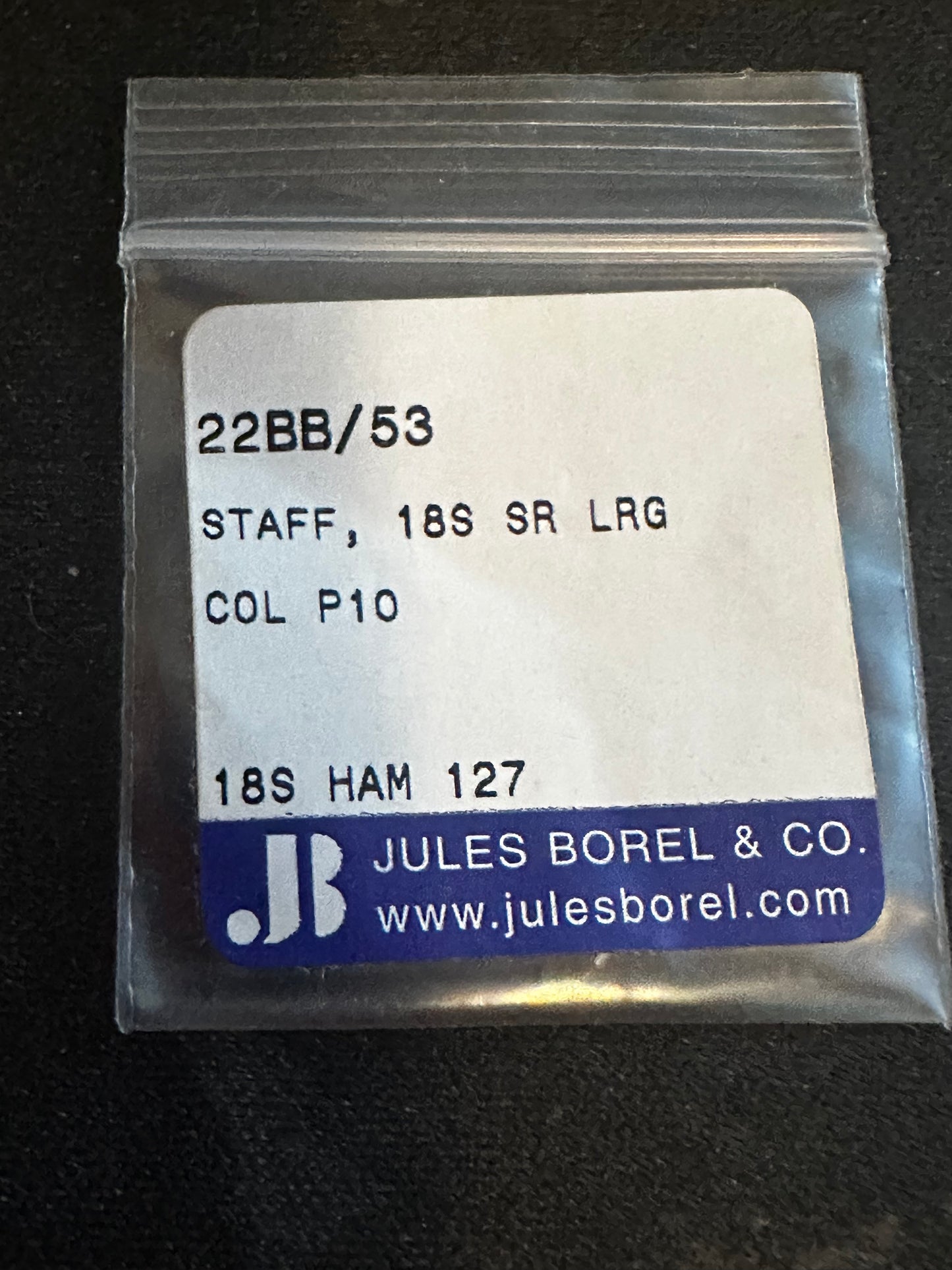 Borel Material Balance Staff for Hamilton 18s, SR, LC, P10, No. 127 / 607013 - New