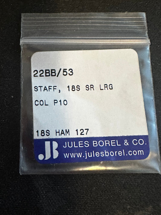 Borel Material Balance Staff for Hamilton 18s, SR, LC, P10, No. 127 / 607013 - New