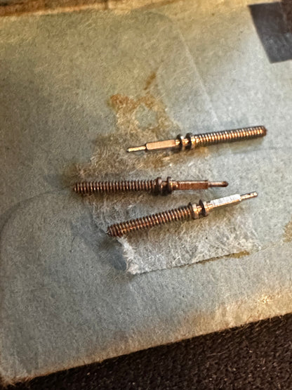 Lot of 3 TRUFIT Stem / Winding Arbors for 6¾ ligne Bulova caliber 6BMC & more