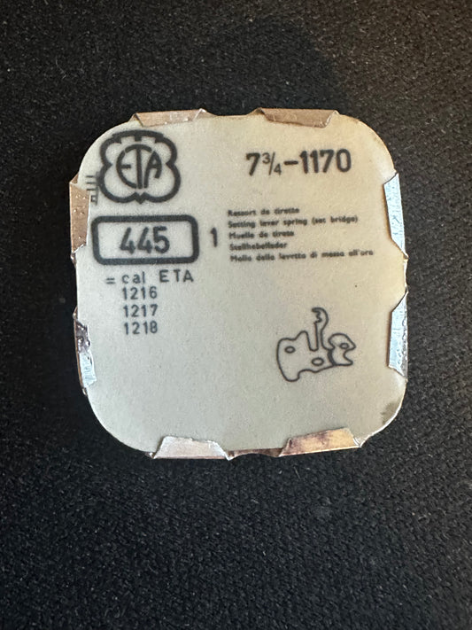 Set Bridge #445 for ETA caliber 1170, 7¾ Ligne movements - new