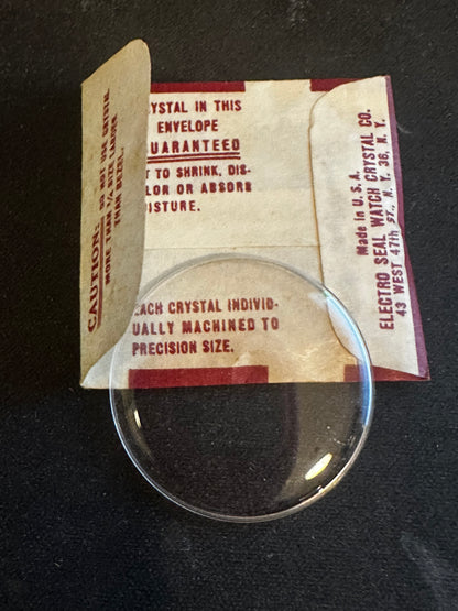 Electro-Seal ES-36½ Pocket Watch Crystal 35.8mm (1.410“) - New