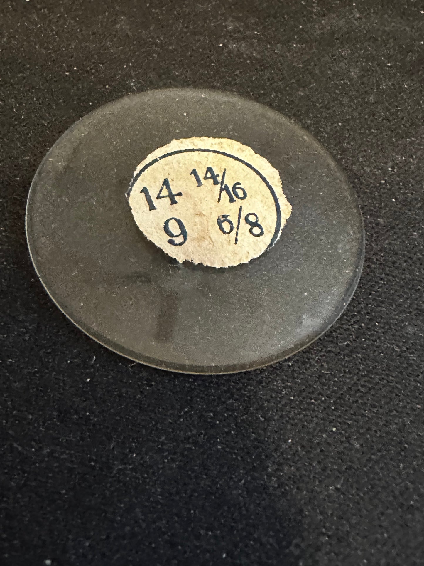 Vintage Glass Watch Crystal 14-14/16 (~33.6mm) - NOS