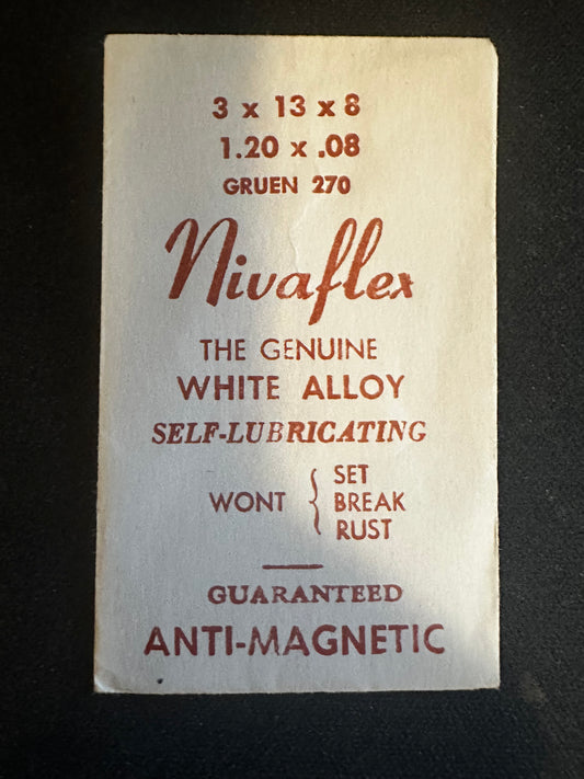 Nivaflex Unbreakable Mainspring for Gruen 270 - Alloy