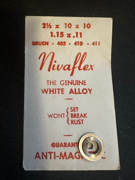 Nivaflex Mainspring for Gruen 400, 405, 410, 420, 425, 430, 440, 500 - Alloy