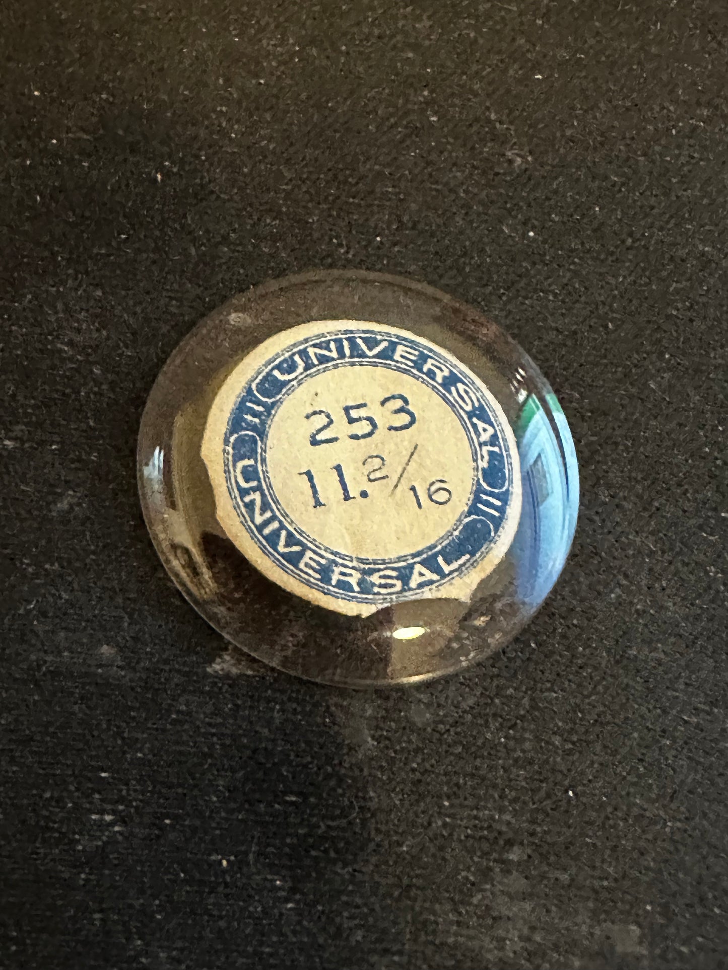 Universal Vintage Small Glass Watch Crystal 11-2/16 (~25.3mm) - NOS