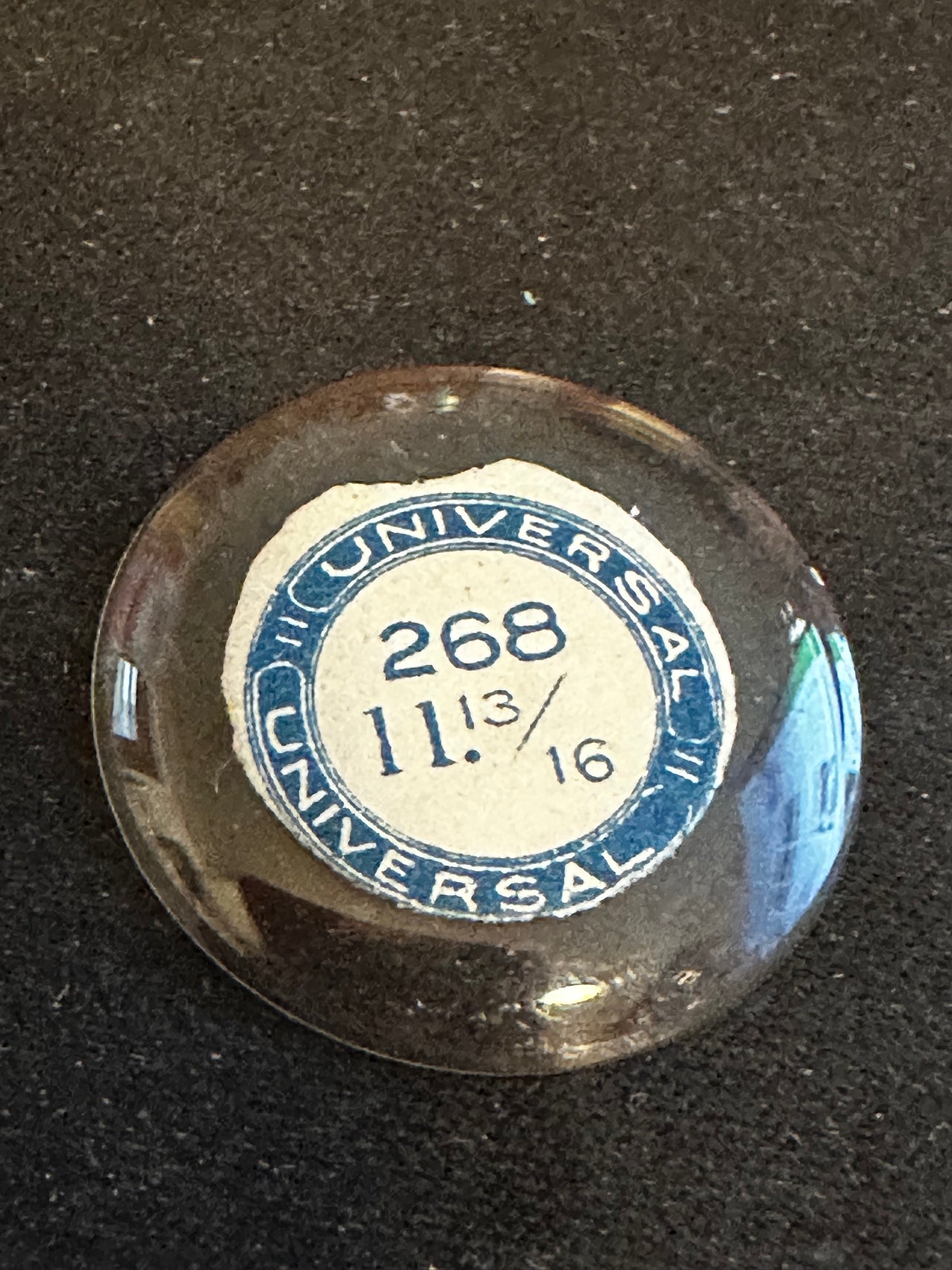 Universal Vintage Small Glass Watch Crystal 11-13/16 (~26.8mm) - NOS